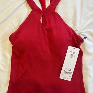 Red Halter Top